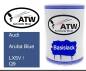 Preview: Audi, Aruba Blue, LX5V / Q9: 500ml Lackdose, von ATW Autoteile West.